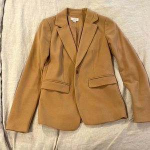 Loft blazer size 0 camel color excellent condition